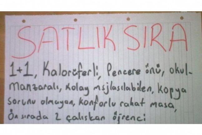 SATILIK SIRA