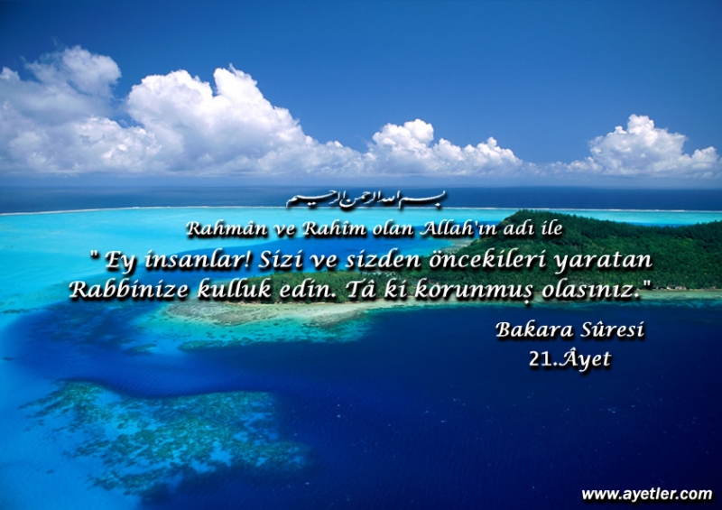 bakara suresi 21.ayet